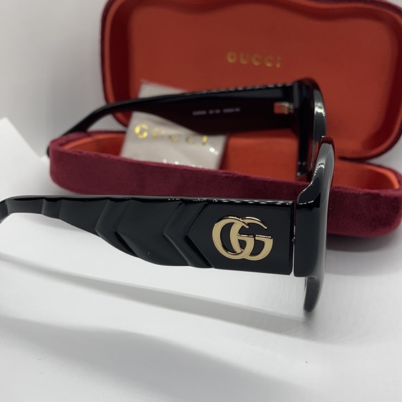 SALE!!! Brand New Auth Latest style Gucci GG0808S Black/Gr - Picture 6 of 12